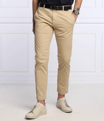 чиносы david222d HUGO - светло-коричневый(50468314)