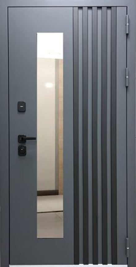 Рейки RAL7024 серая Стеклопакет