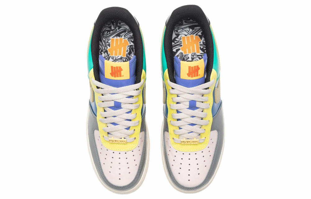 Кроссовки Undefeated X Nike Air Force 1 Low 'Topaz Gold'
