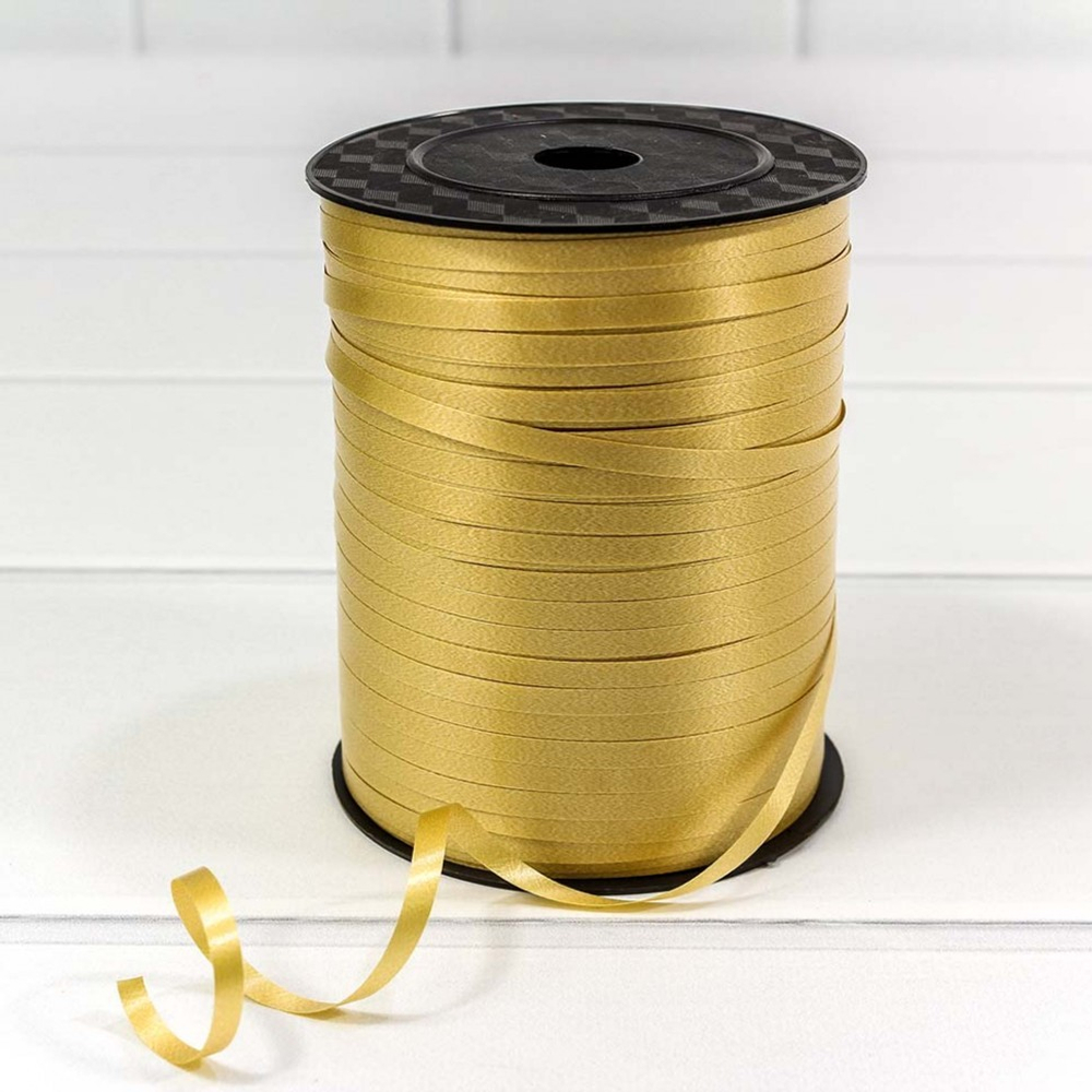 Лента Полипропилен 0,5см х 547м бобина (Золотой)
