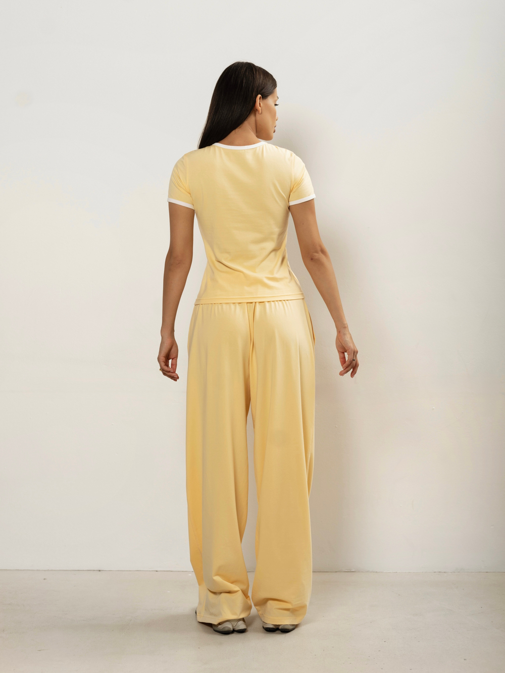 Брюки широкие домашние