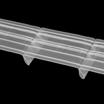 Шторная лента Oz-Is арт. 3941 MР-3, коэф сборки 1:1,5, цвет прозрачный (ширина 60 mm)