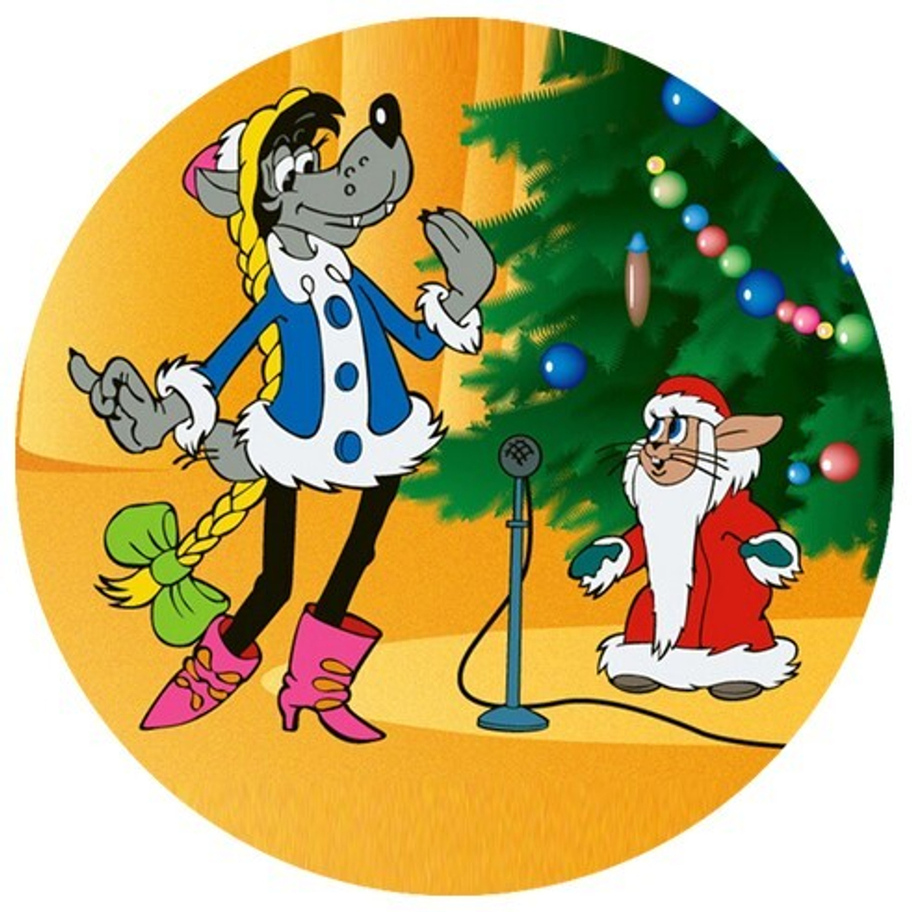 Вырубные наклейки Новогодние