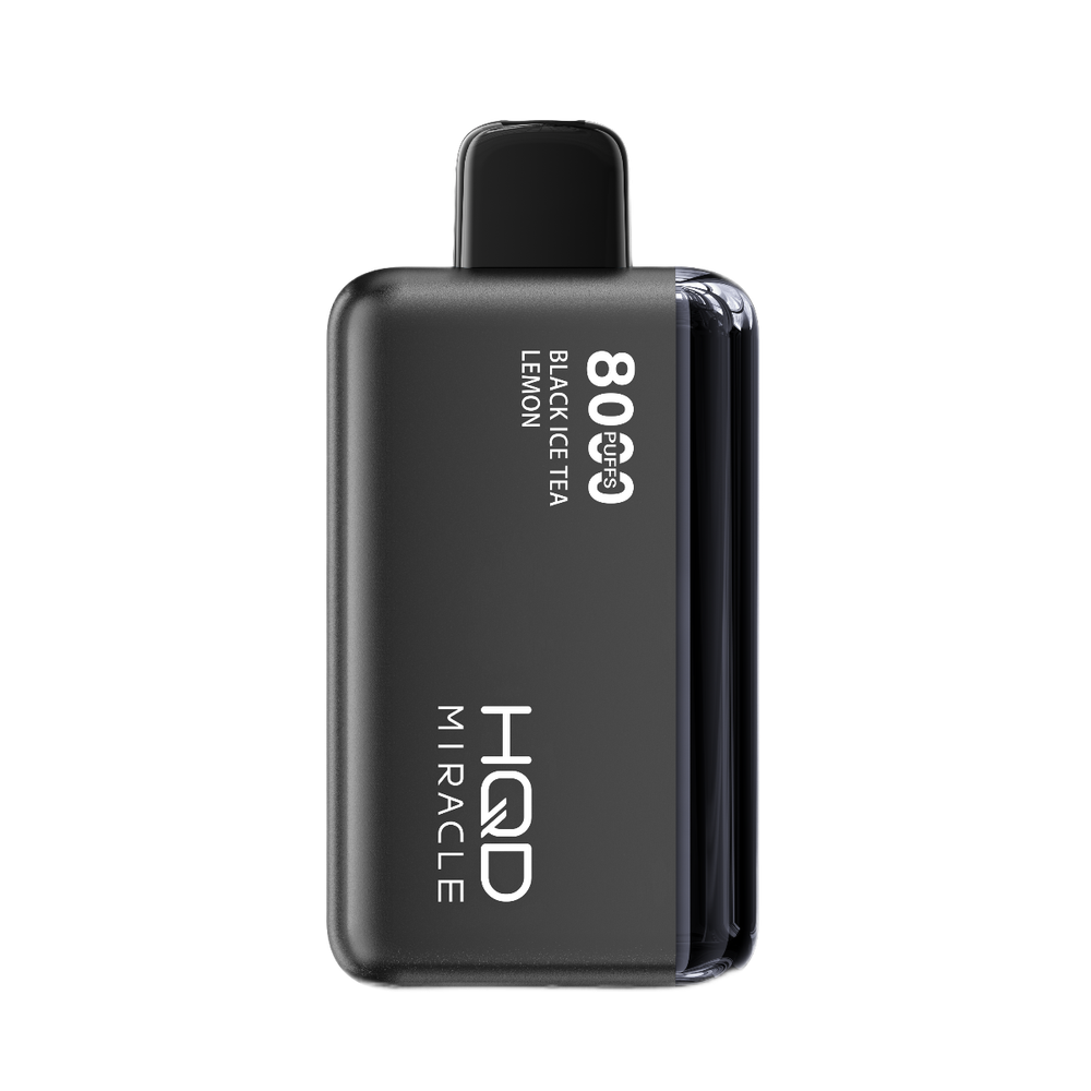 HQD Miracle Чёрный чай со льдом и лимоном - Black ice tea lemon 8000 купить в Москве с доставкой по России