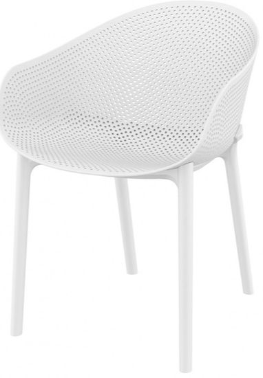 Кресло пластиковое Sky белое