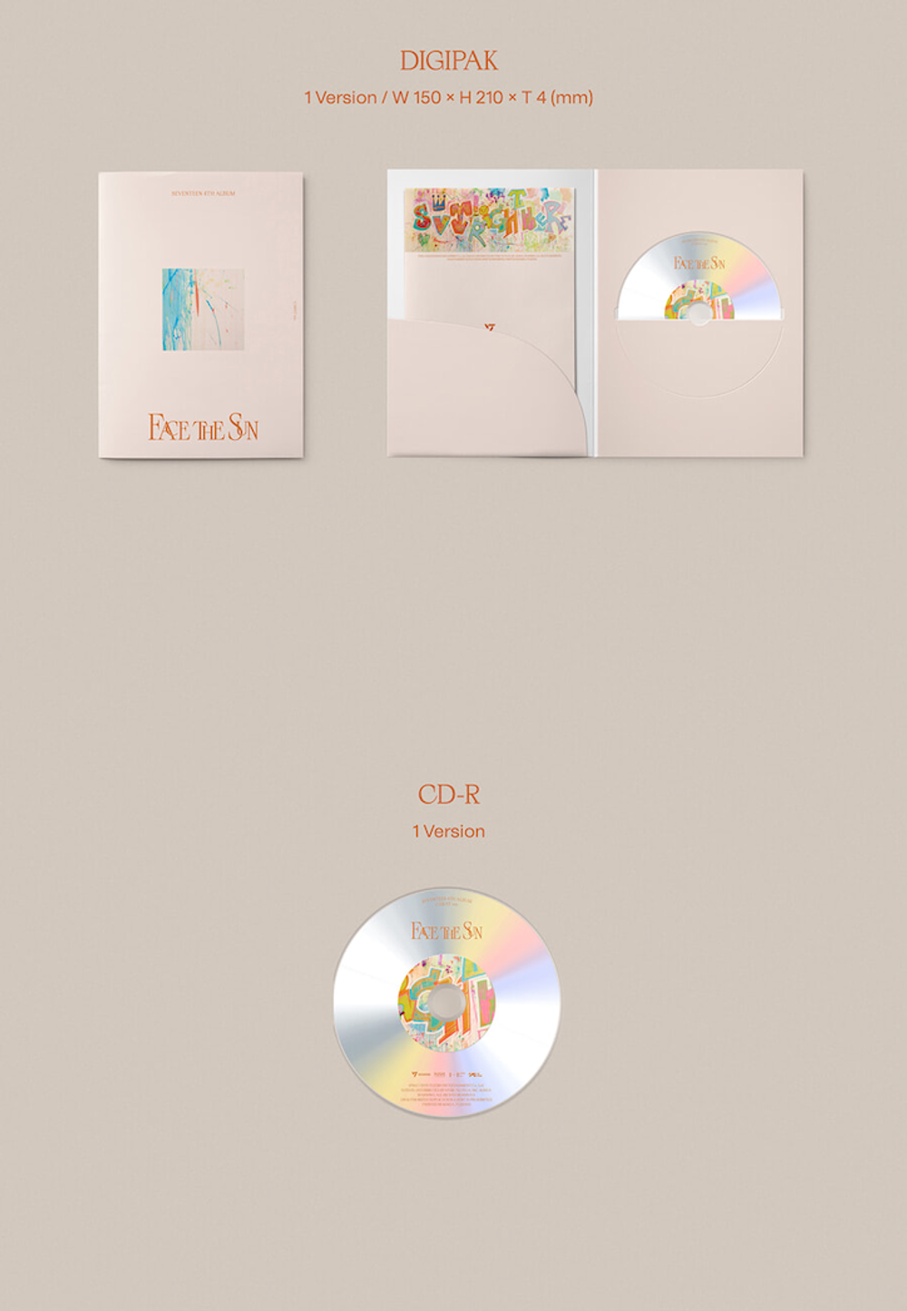 Купить Альбом SEVENTEEN - Face the Sun (CARAT ver) | Stars