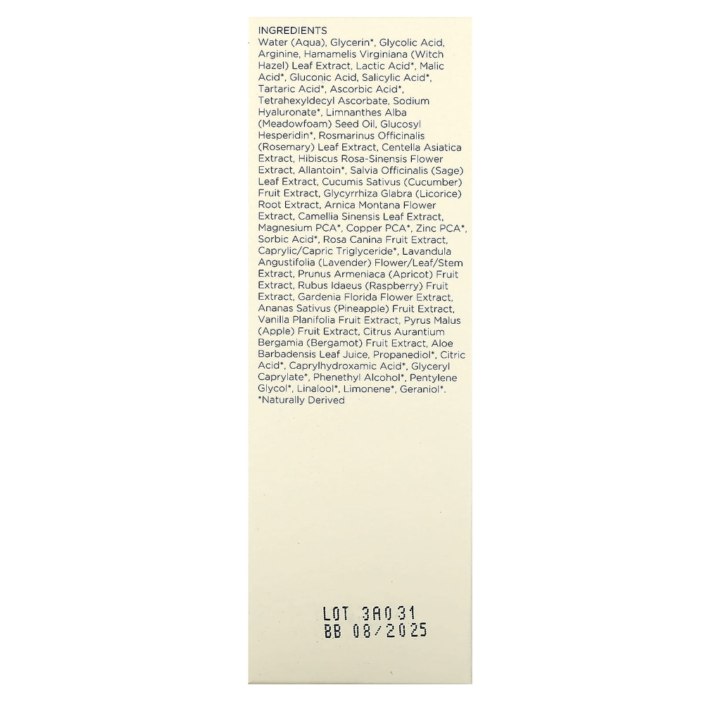 InstaNatural, тоник с 7% гликолевой кислотой, 120 мл (4 жидк. унции)