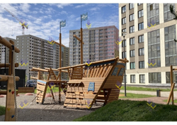Игровой комплекс «Летучий голландец» дерево