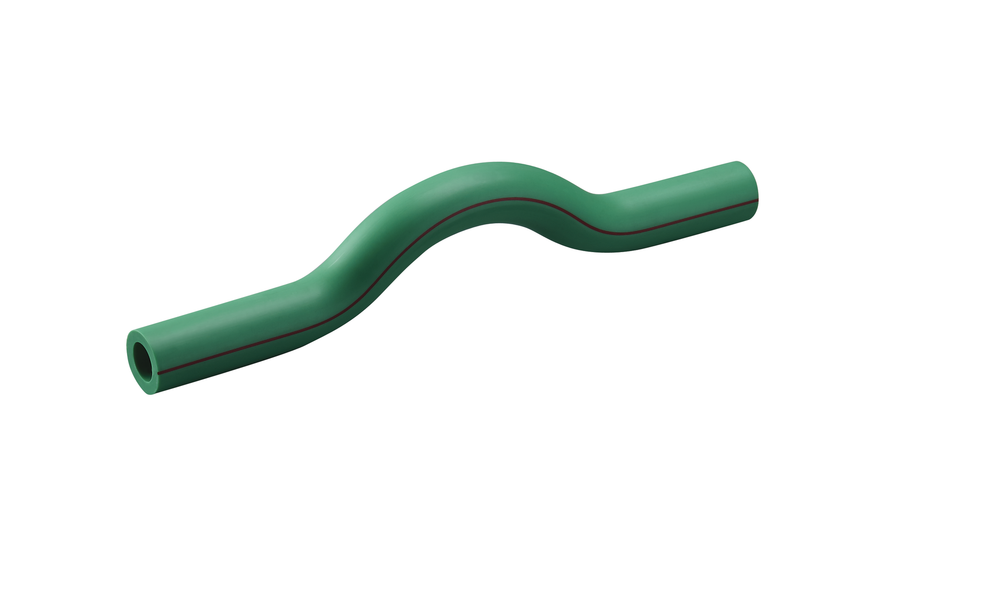 Обвод трубный RIIFO Alba SDR 6/S 2,5 PP-R 25-25 зеленый, уп 8 шт