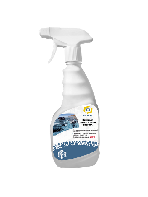 Зимний очиститель для стекол Агент, 500мл