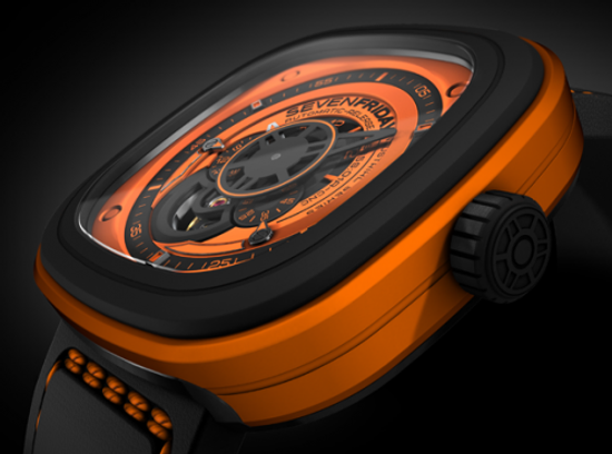 Наручные часы SEVENFRIDAY P1-03 Orange