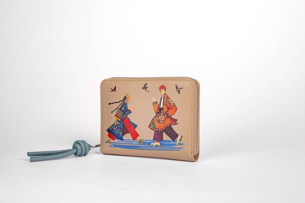 Портмоне Qazaq Soul Asyl натуральная кожа