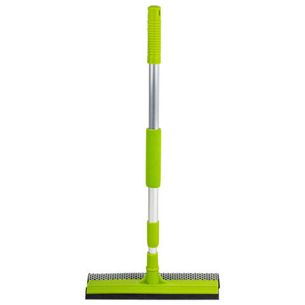 Окномойка ЛЮБАША, алюминиевая телескопическая ручка 50-90 см, рабочая часть 25 см (стяжка, губка, ручка), 603613