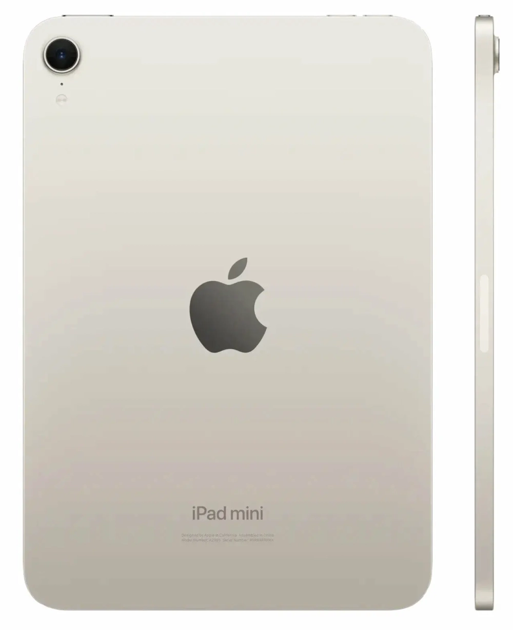 Планшет Apple iPad mini (2024) 512 ГБ Wi-Fi, сияющая звезда