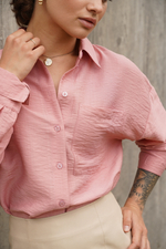 Рубашка женская | Бл-1012 б вискоза крэп