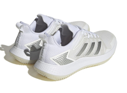 Женские теннисные кроссовки Adidas Defiant Speed W Clay - cloud white/silver metallic/grey one