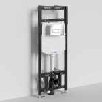 Инсталляция для унитаза WasserKraft Alme 15TLT.010.ME.BN03 кнопка никель