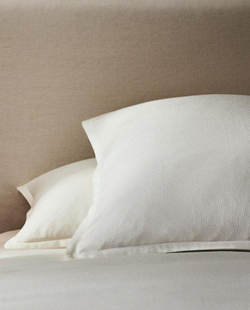 ZARA HOME ЖАККАРДОВАЯ НАВОЛОЧКА ИЗ САТИНА (300 НИТЕЙ), БЕЛЫЙ