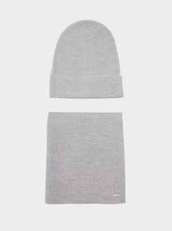 Шапка и шарф (набор) женские BOSS Livi_set 10253857 01