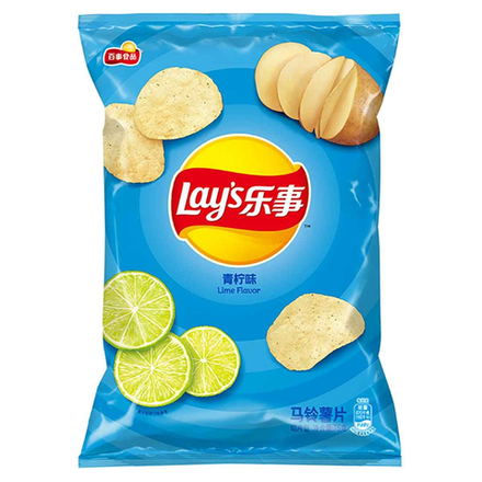 Картофельные чипсы Lay's Lime Flavor со вкусом лайма, 70 г