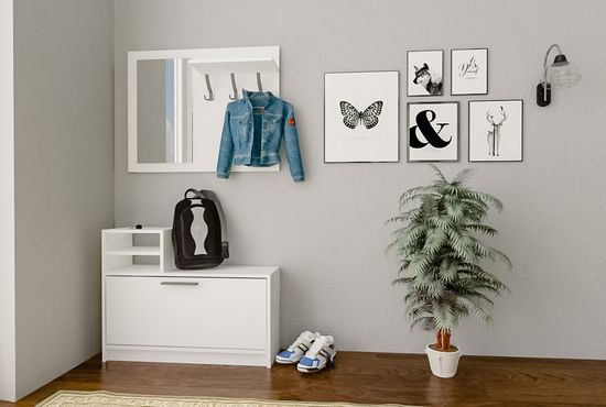 Прихожая ДЖЕННИ-1 белый