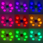 Потолочная светодиодная люстра Citilux ATMAN SMART CL226A163 LED RGB