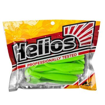 Виброхвост Vigor 3,75'/9.5 см Lime 7шт. (HS-6-008) Helios