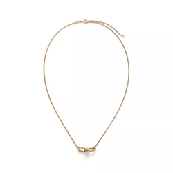 Подвеска из жёлтого золота 18k,Tiffany 💠Hard Wear Small double Link