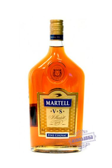 Мартель В.С. Флэск. Французский коньяк. 40%. 0.5 Л