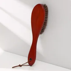 Щётка для одежды и обуви, 22,5×5,4 см, натуральный ворс, цвет МИКС