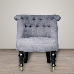 Пуф Eichholtz Камден серый Голландия фото