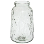Ваза стеклянная «Пальм» 7*20см прозрачная