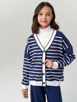 Кардиган для девочки в школу AT1010 сапфировый