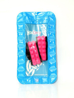 Розовые наручники Resist No Evil Cuffs (Цвет: розовый с черным)