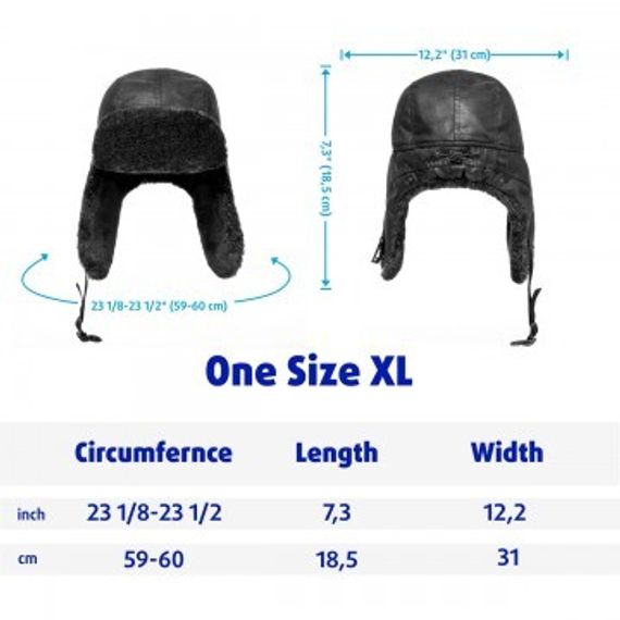 Ушанка Helios Angara Мех Меланж/Крэк Лайт цвет черный размер XL