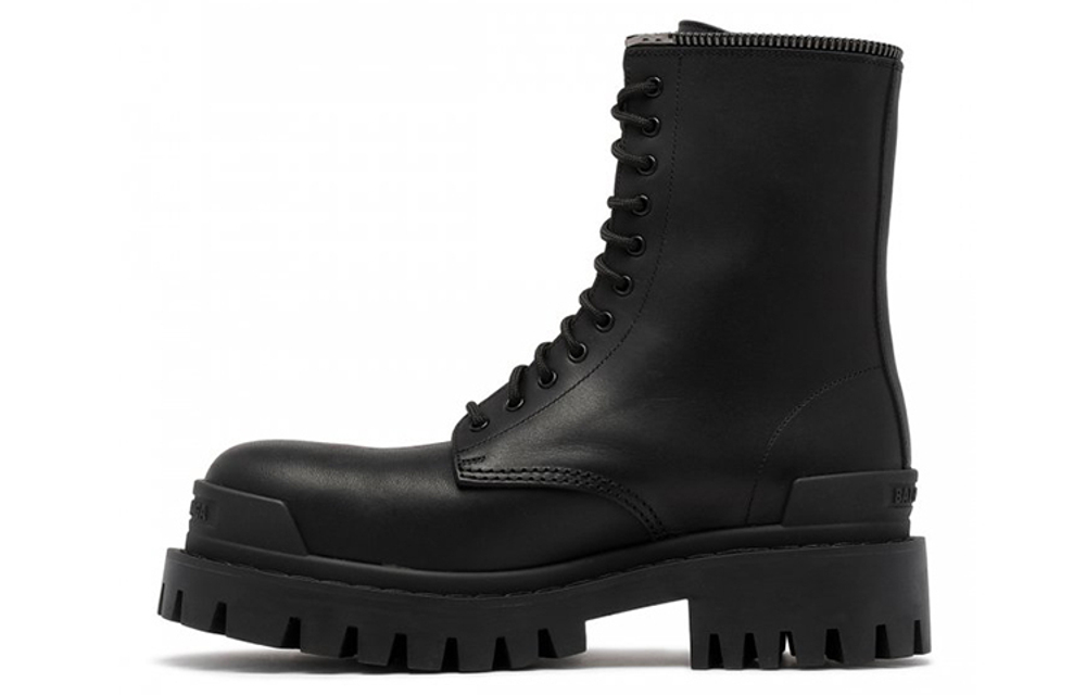 Balenciaga Balenciaga Strike Thick-soled short Martin boots women's black