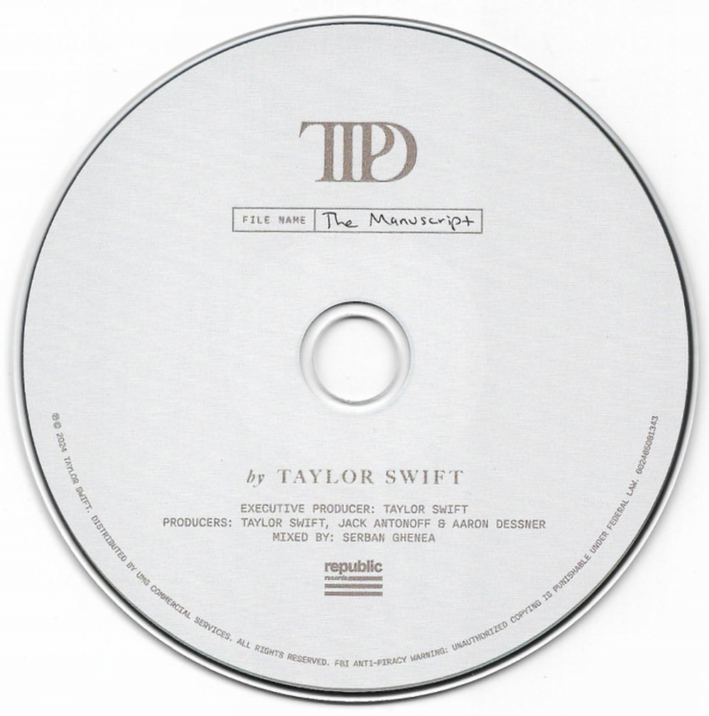 Taylor Swift / The Tortured Poets Department (CD)
