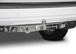 Фаркоп торцевой Berg для Toyota Land Cruiser 200 (кроме Executive и TRD) 2007-2021, с нерж. накладкой, шар F, 1500/75 кг, F.5713.003