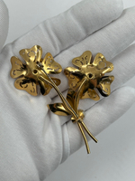 Брошь Цветы Coro