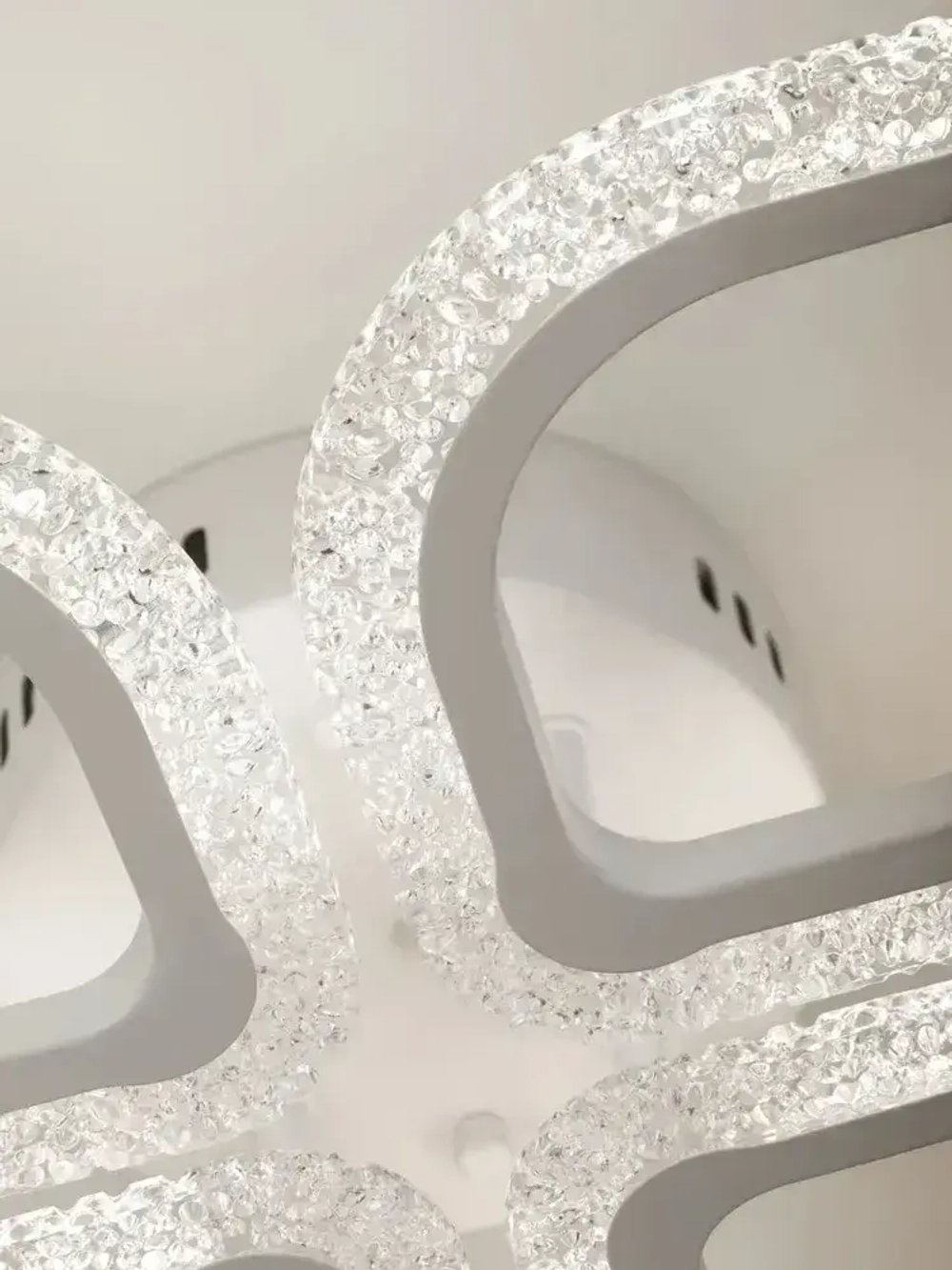 Люстра потолочная светодиодная с пультом ДУ Rivoli белая 56Вт 2800-6300К, светильник на кухню, в детскую, в спальню