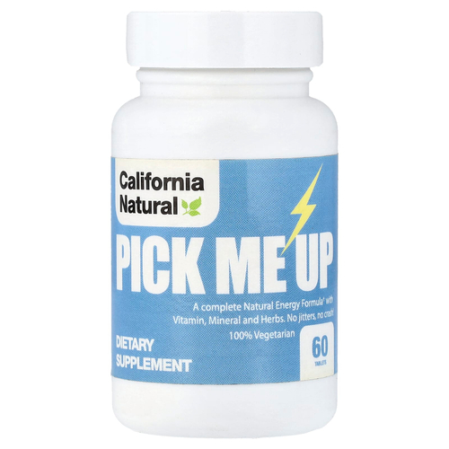 California Natural, Pick Me Up, 60 таблеток