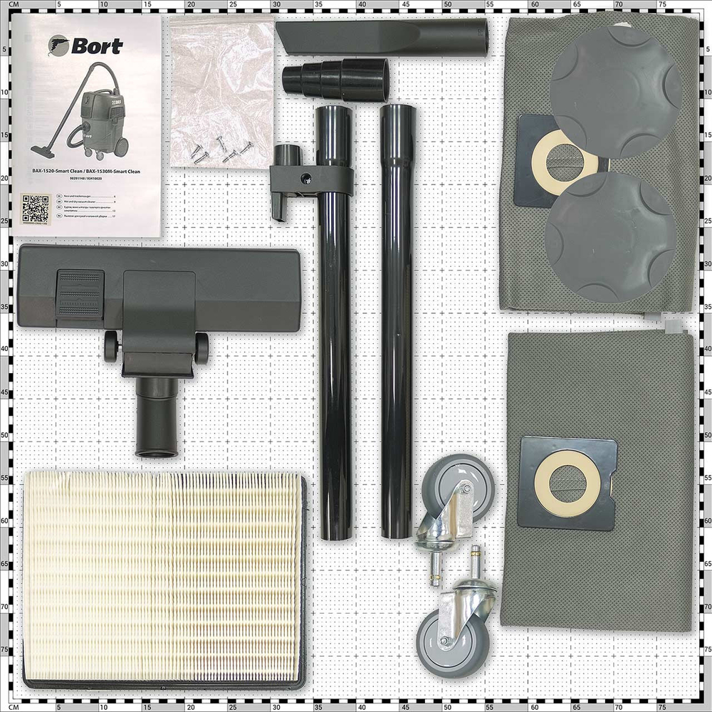 Пылесос для сухой и влажной уборки BORT BAX-1530M-Smart Clean