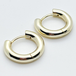 Ювелирные швензы Конго с позолотой, размер 19,5*4 мм, цена за пару