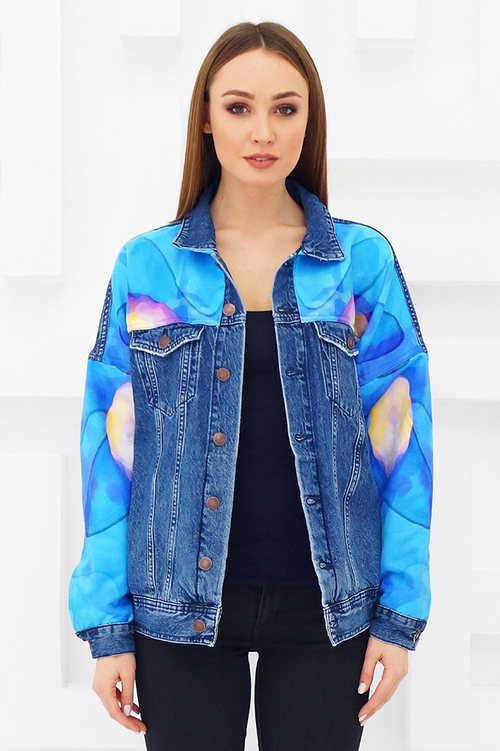 LIGVIANNI Джинсовая куртка Denim Jacket Tiger