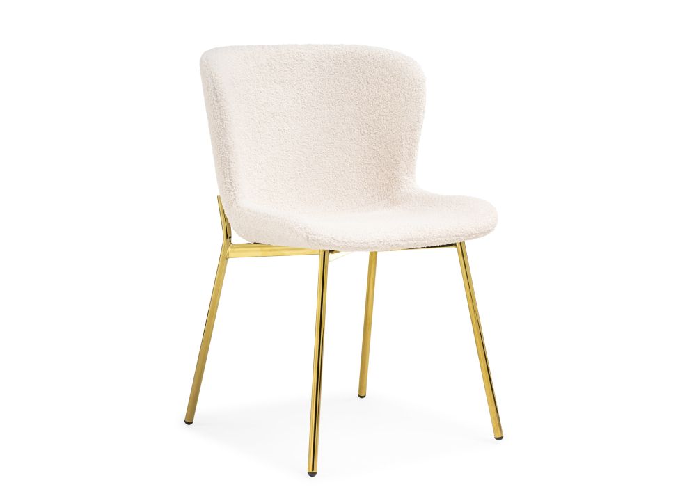 Стул на металлокаркасе Basket beige / gold