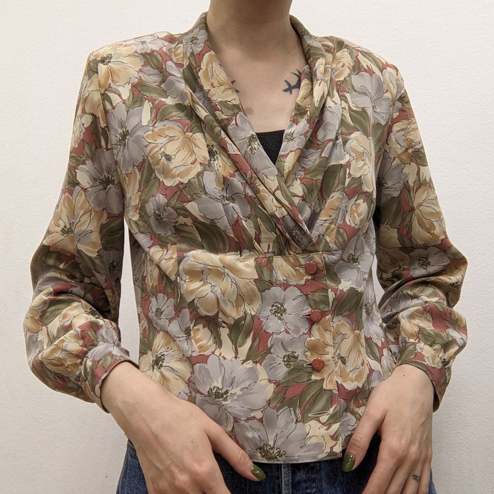 Винтажная блуза Addenda (M)