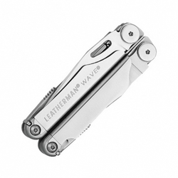 Мультитул Leatherman Wave Plus, 18 функций, стальной, нейлоновый чехол