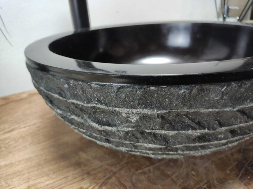 Раковина из камня Андезит Bowl Black Marmo BA-60997 40*40*15