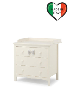 Тумба-комод с пеленальным столом Erbesi Lilli слоновая кость