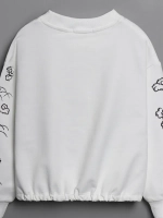 Свитшот для девочки с завязками